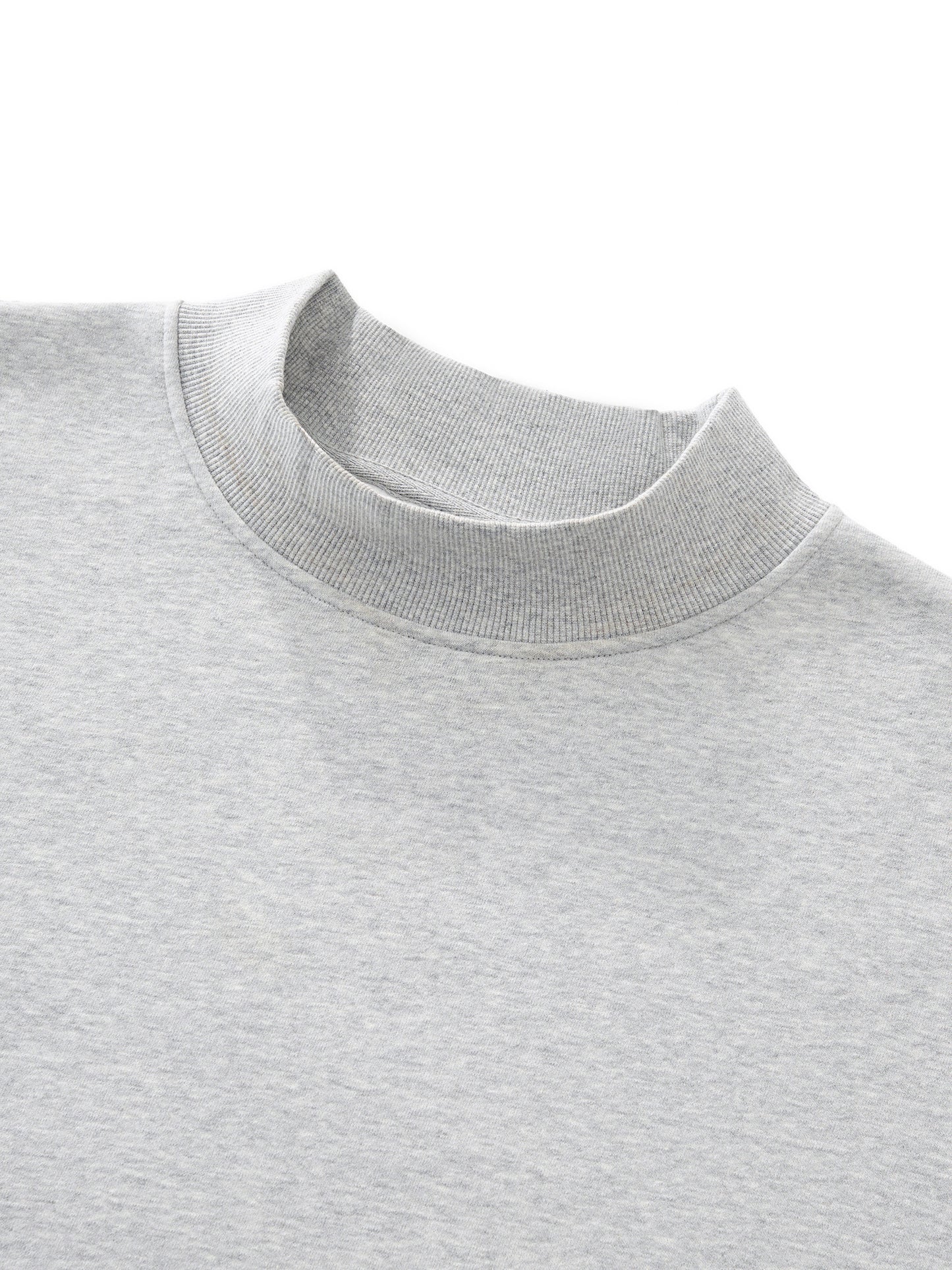 WEMBELIEVE Fleece Mock-Neck Crew Sweatshirt