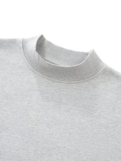 WEMBELIEVE Fleece Mock-Neck Crew Sweatshirt