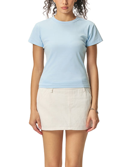 WEMBELIEVE Bodycon Crewneck T-Shirt